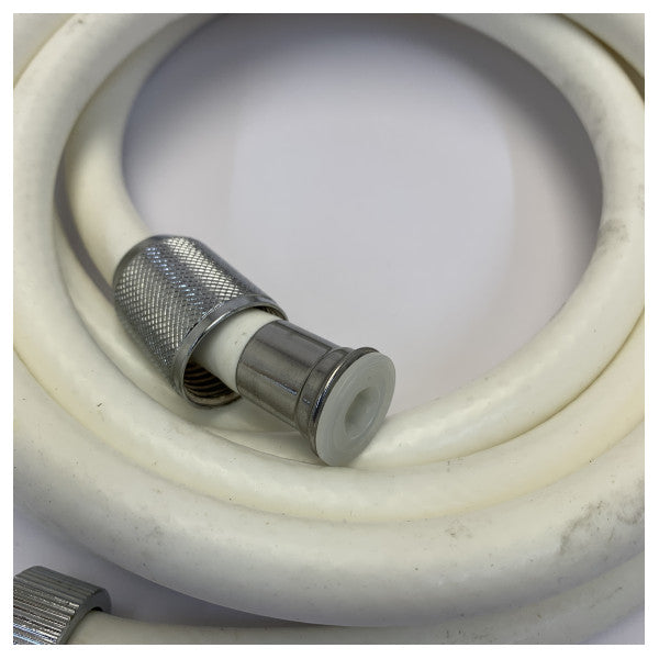 Xylem Verstärkter Nylon-Wasserschlauch Weiß 3 m - Marinequalität 