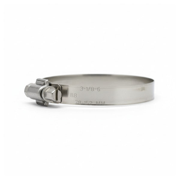 Norma Hose Clamp W4 ruostumaton teräs 127-152 mm (3-1/8 - 6 tuumaa) - meriluokka 