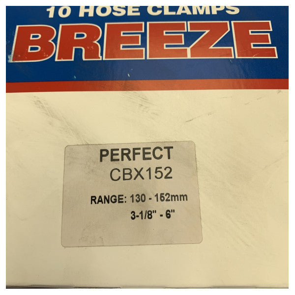 Norma Hortum Kelepçesi W4 Paslanmaz Çelik 127-152mm (3-1/8 - 6 inç) - Deniz Kalitesi 