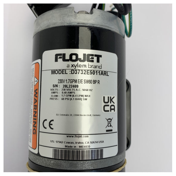 Flojet MPU 230V E/E 2C SW60 6.1LPM Merivesipumppu - D3732E5011ARL 