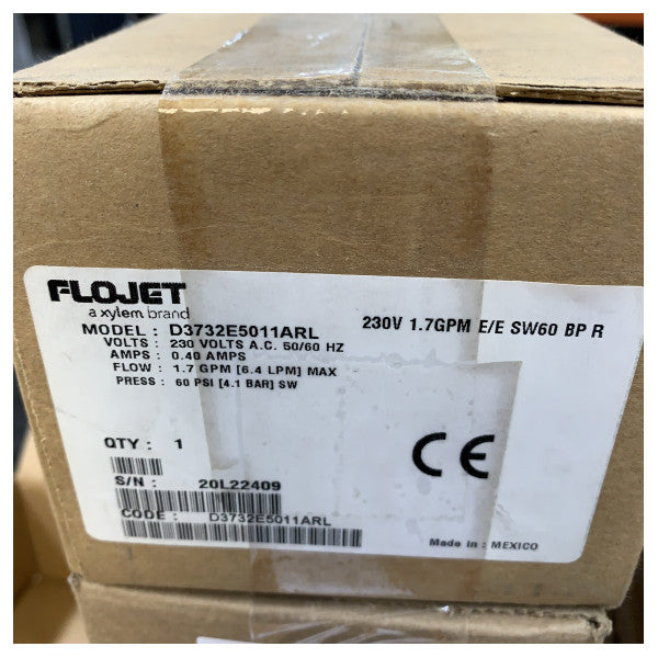 Flojet MPU 230V E/E 2C SW60 6.1LPM Αντλία νερού θαλάσσης - D3732E5011ARL 