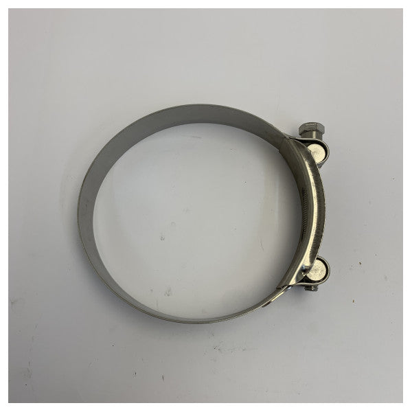 Norma Heavy Duty ruostumattomasta teräksestä valmistettu letkukiristin W4 113-121 mm - Inox-pulttikiristin merikäyttöön 