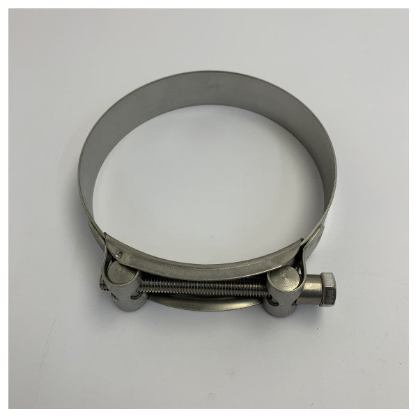 Norma Heavy Duty rostfri slangklämma W4 113-121 mm - Inox bultklämma för maritim användning 