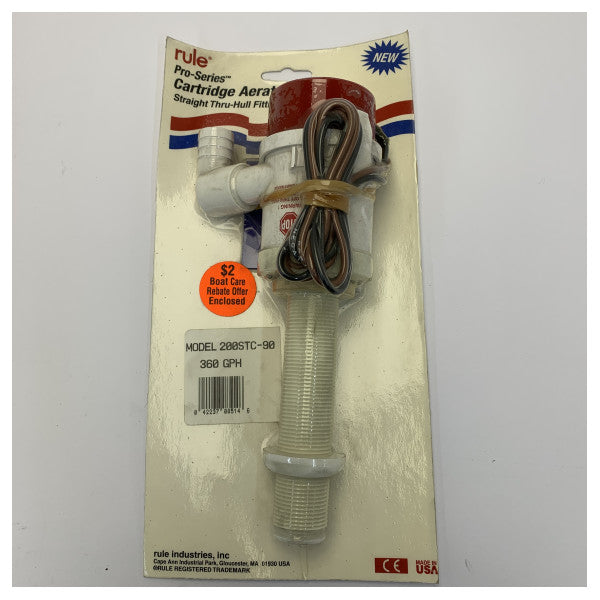 Rule 360 ??GPH Submersible Pump 12V - 90 Degree Outlet - Marine Bilge Pump
