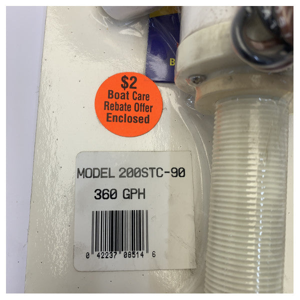 Rule 360 ??GPH Submersible Pump 12V - 90 Degree Outlet - Marine Bilge Pump