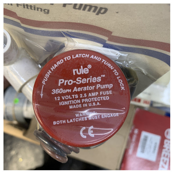 Rule 360 ??GPH Submersible Pump 12V - 90 Degree Outlet - Marine Bilge Pump