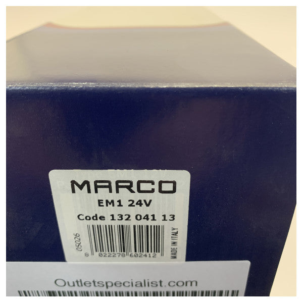 Marco Marine Horn 24V - Trompet Længde - Rustfrit Stål Skibshorn -132-041-13 