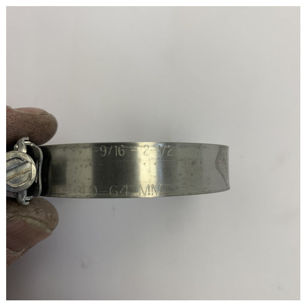 Collier de serrage PERFECT W4 en acier inoxydable 40-64 mm - collier de serrage qualité marine 