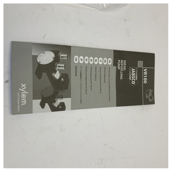 Jabsco VR100-2120 Dizel Transfer Pompası 100L/dak 24V Deniz Yakıt Pompası 