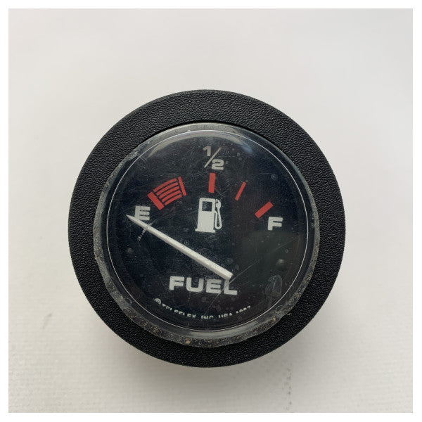 Dometic SeaStar Amega black fuel indicator guage 52 mm - 10150E