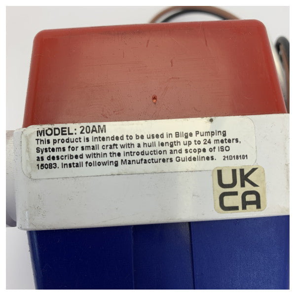 Regel 1000 GPH Bilgepumpe 12V - 20AM 