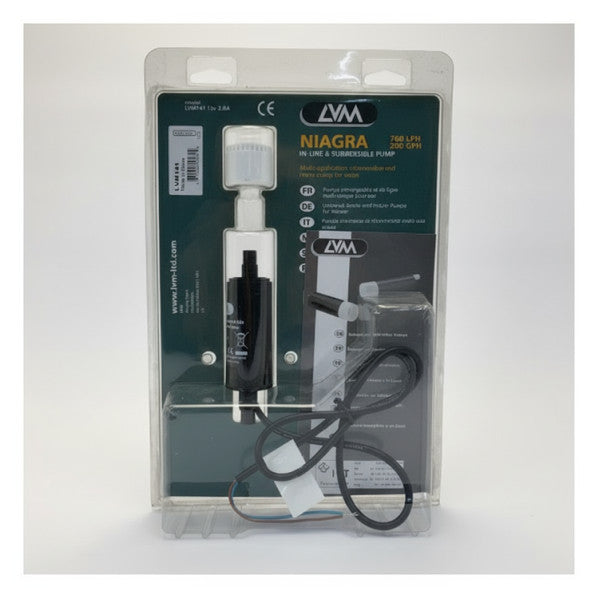 Niagara LVM141 Bilge og Inline Pumpe 12V - Diesel og væske 