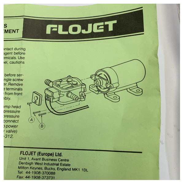 Flojet RLF Series Repair Kit - Marine Pump Maintenance Set - 20908001A 