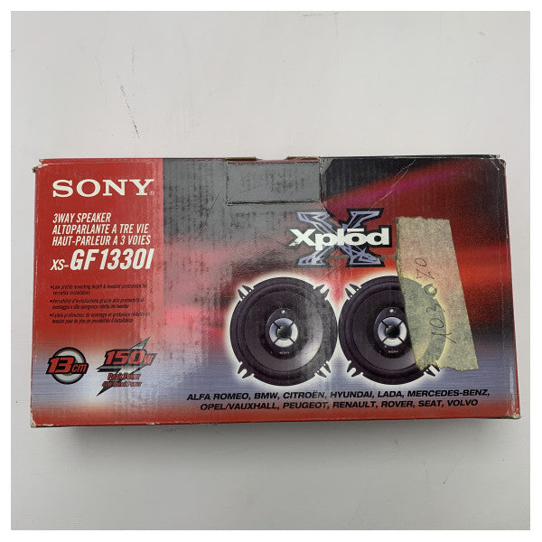 Sony CP XSGF 1330 Kit tal-Ispeaker 3-Way