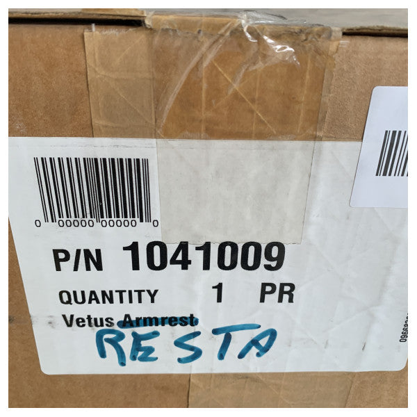 Vetus Commodore Boatseat armrest - RESTA 