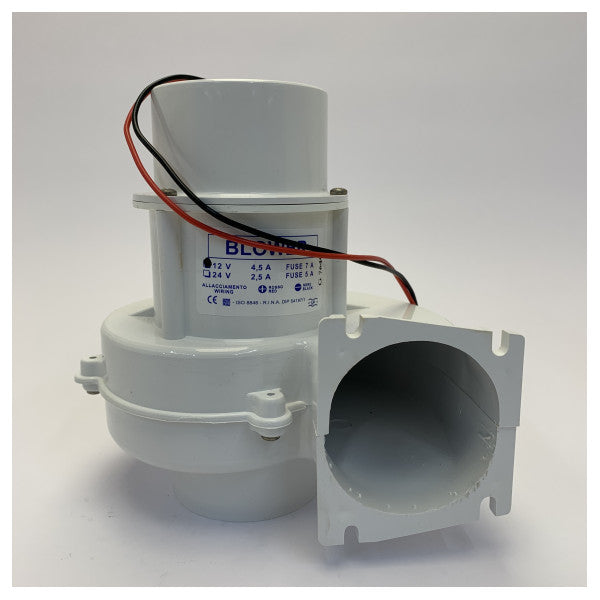 Ocean Technologies Marine Air Extractor 12V - Lüftungsset mit Schlauch und Gitter 