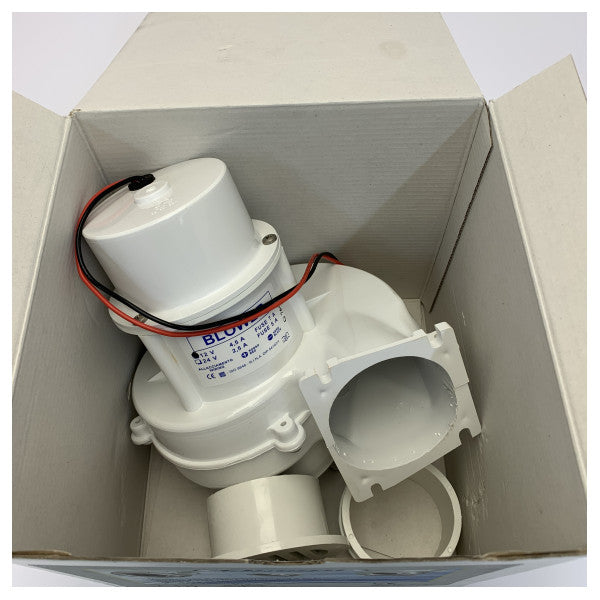 Ocean Technologies Marine Air Extractor 12V - Ventilationssæt med slange og rist 