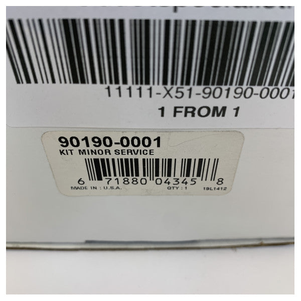 Jabsco 90190-0001 Neopren-Impeller-Ersatz- und Wartungssatz 