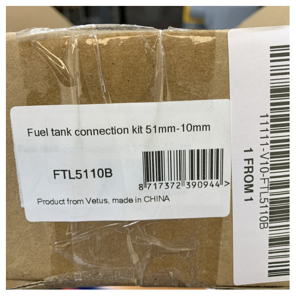 Vetus FTL5110B Juego de conexión de combustible para depósito de combustible - 51mm/10mm 