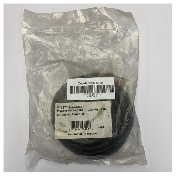 Jabsco Cavo di prolunga -64042-1007 - 15ft /4,5m 