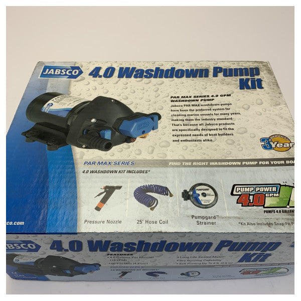 Jabsco 32900-0094 - PAR-Max 4.0 Abwaschset 24V - Marine-Deckwaschpumpenset 