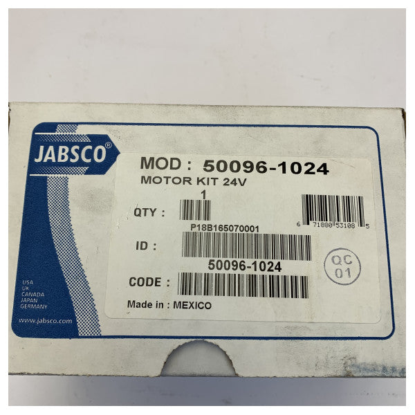 Jabsco 50096-1024 Motor 24V II Serie - Marine Motor