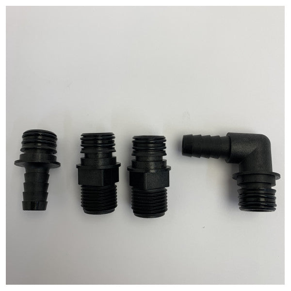 Flojet 20381-001 Kit di connessione - set da 4 pezzi di raccordi marini 