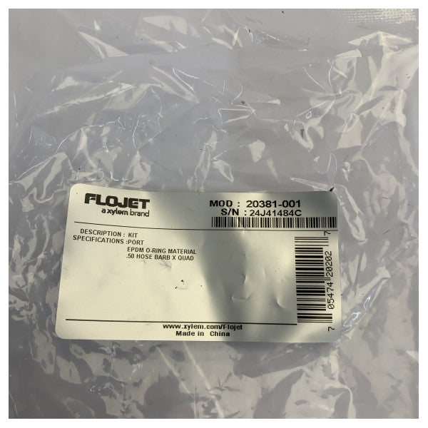 Flojet 20381-001 Kit di connessione - set da 4 pezzi di raccordi marini 