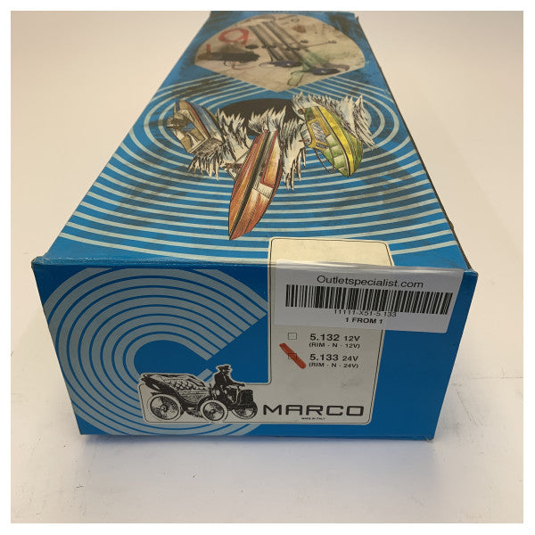 Marco 5.133 Marin Dual Signal Luftsignalhorn Rim N 24V Inkluderar Kompressor 