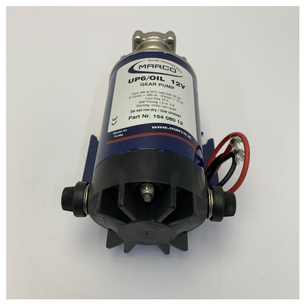 Marco UP6-OIL-12V Selbstansaugende Ölpumpe - 8 l/min - 4 bar - 12V - Messing 