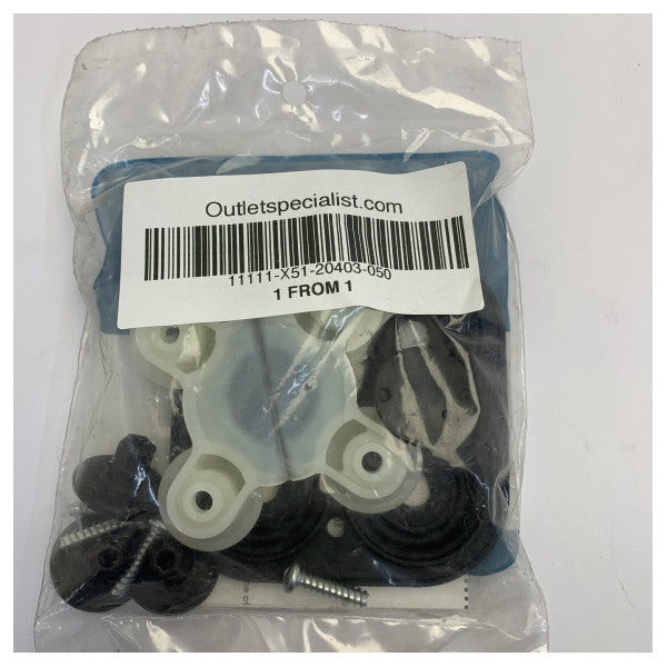 Flojet 20403-050 Quad GEO -kalvosarja – 4 kalvon setti meripumppuihin 