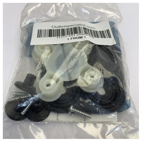 Kit de Membranas Flojet 20403-050 Quad GEO - Conjunto de 4 Membranas para Bombas Marítimas 