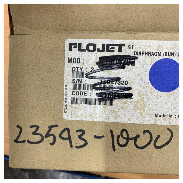 Flojet 23543-1000 messing slangeskægsadapter - 3/4" BSP x 25 mm 