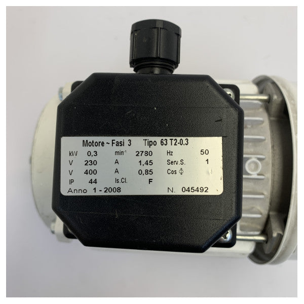 Ηλεκτρικός κινητήρας Motovario για σύστημα αντλίας Flojet - 63-T2-0.3 