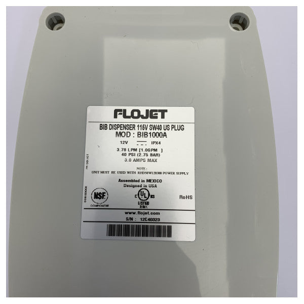 Flojet SW40 Torba-İçinde-Kutu İçecek Dağıtım Pompası 115V - BIB1000A 