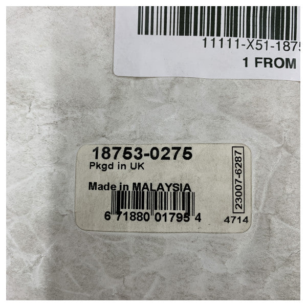 SKF 6306-2RS1 Explorer Deep Groove Ball Bearing - 18753-0275 Marine Grade