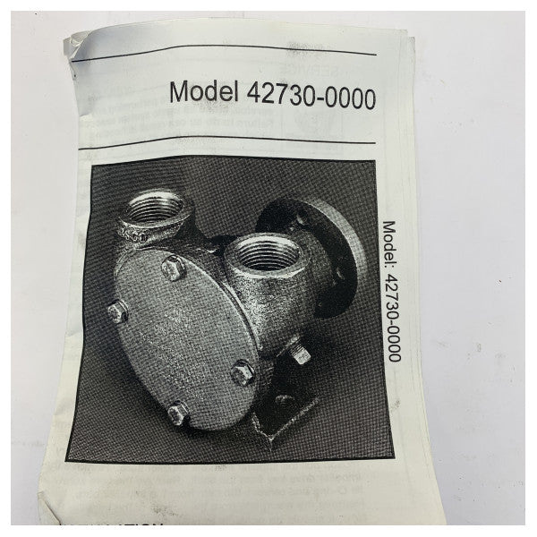 Jabsco 42730-0000 Bronze Marine Cooling Water Pump - Crusader Replacement