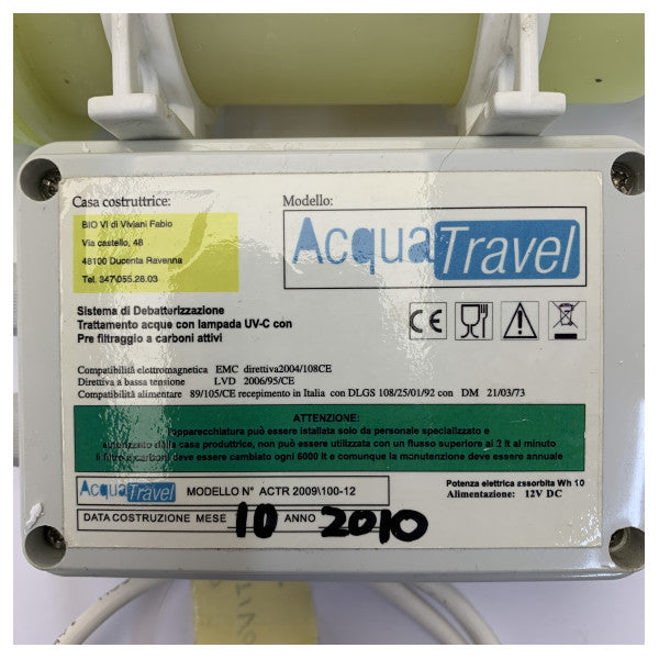 AcquaTravel ACTR 2009100-56 UV-vandrensningssystem til yacht og marine 