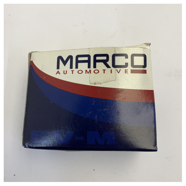Válvula solenoide Marco Marine 24V 1/4 polegada 8 mm certificada R.I.NA. com conector DIN 