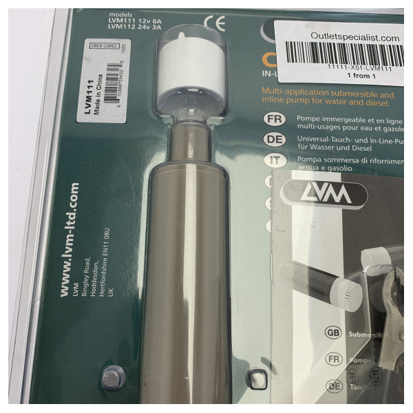 LVM Kongo 111 Daldırma Yüksek Akış Pompası 12V - LVM111 