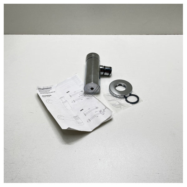 Boxart håndvasktilslutning i rustfrit stål og krom - 7994000