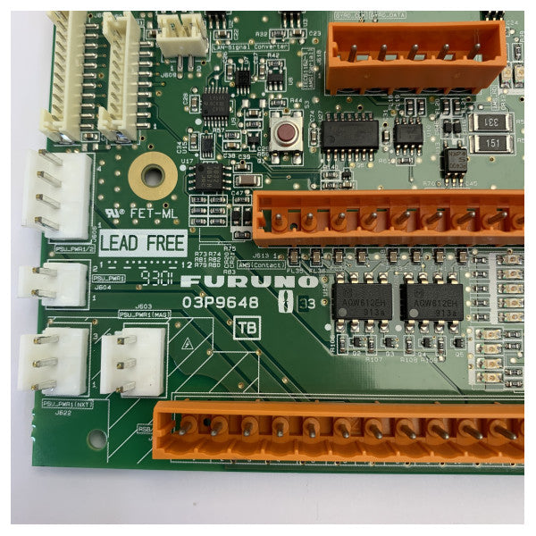Furuno 03P9648(LF) TB carte PCB radar pour FAR-22X8 RPU-025 radar marine à bande X 