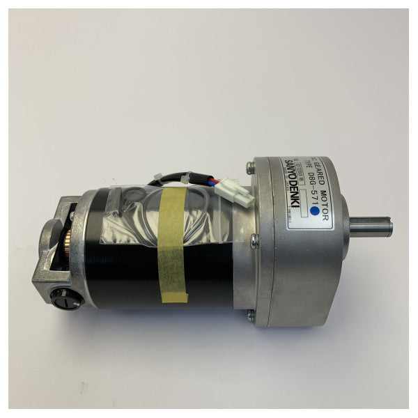 Furuno River Radar Scanner Motor 00111086000 - 03-2296 RHRS2014/2024 Sanyo Denki DC Geared Motor 48RPM 