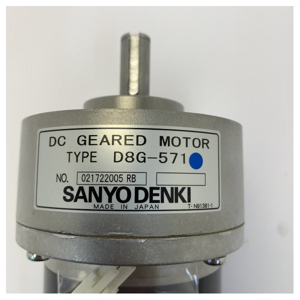 Furuno River Radar Scanner Motor 00111086000 - 03-2296 RHRS2014/2024 Sanyo Denki DC Geared Motor 48RPM 