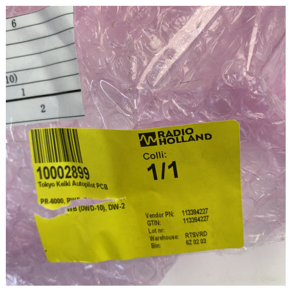 Tokyo Keiki PR-6000 - 113394227 - Autopilot PCB, PWB (DWD-10) DW-2 Marine Electronics 