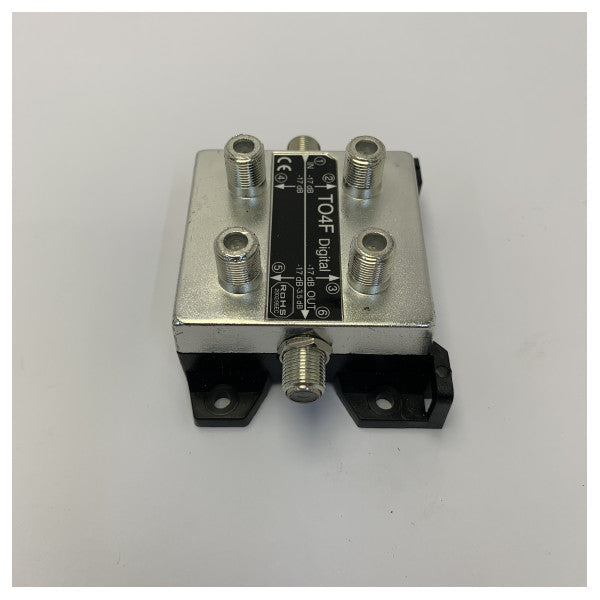 Cobham TO4F-17 Prise de dérivation marine 4 voies 17 dB 