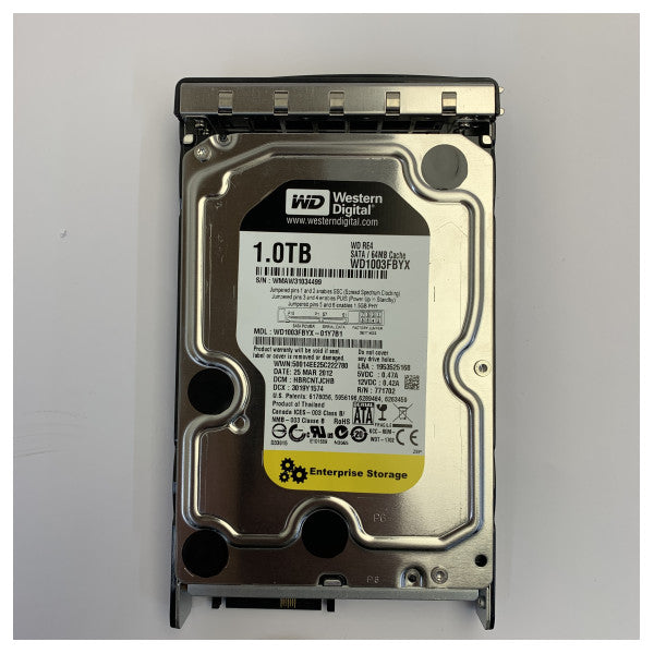 Western Digital WD1003FBYX 1TB RE4 Enterprise-Festplatte 7200 U/min 64 MB Cache mit Einschub 