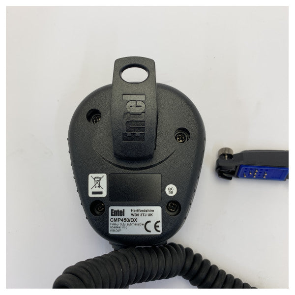 Entel CMP450/DX Microfone-altifalante submersível de alta resistência para rádios marítimos da série DX 