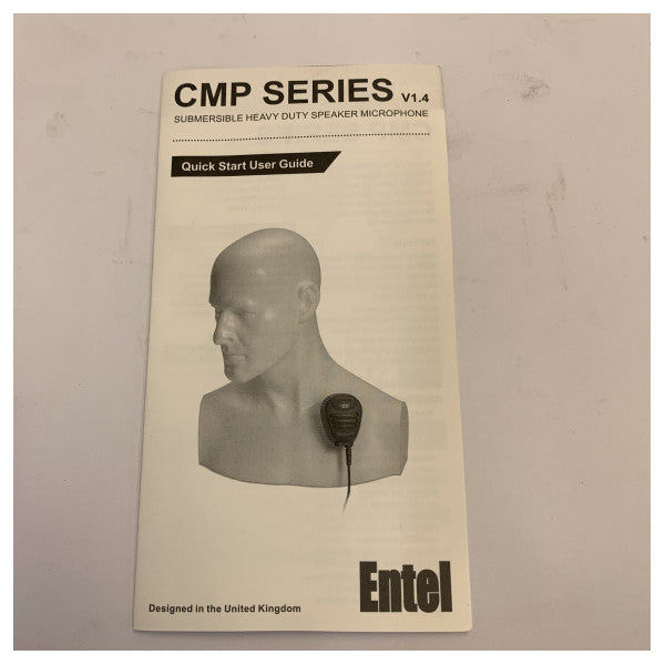 Entel CMP450/DX Microfone-altifalante submersível de alta resistência para rádios marítimos da série DX 