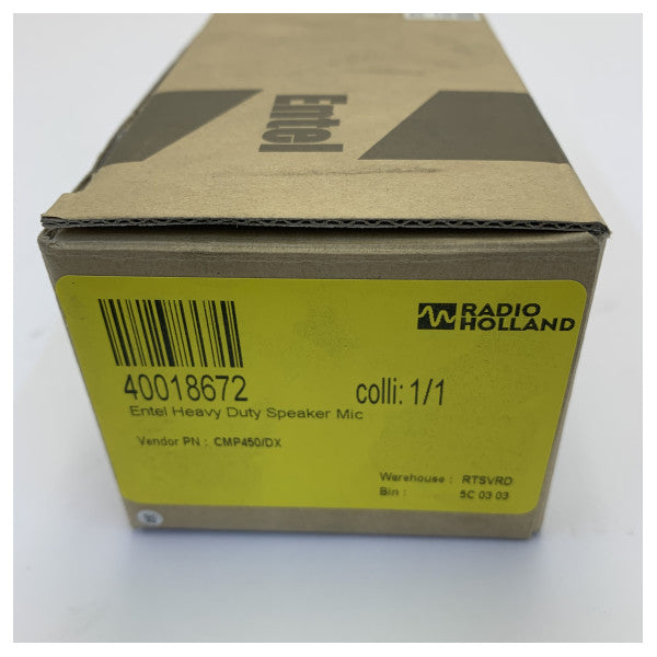 Entel CMP450/DX Microfone-altifalante submersível de alta resistência para rádios marítimos da série DX 